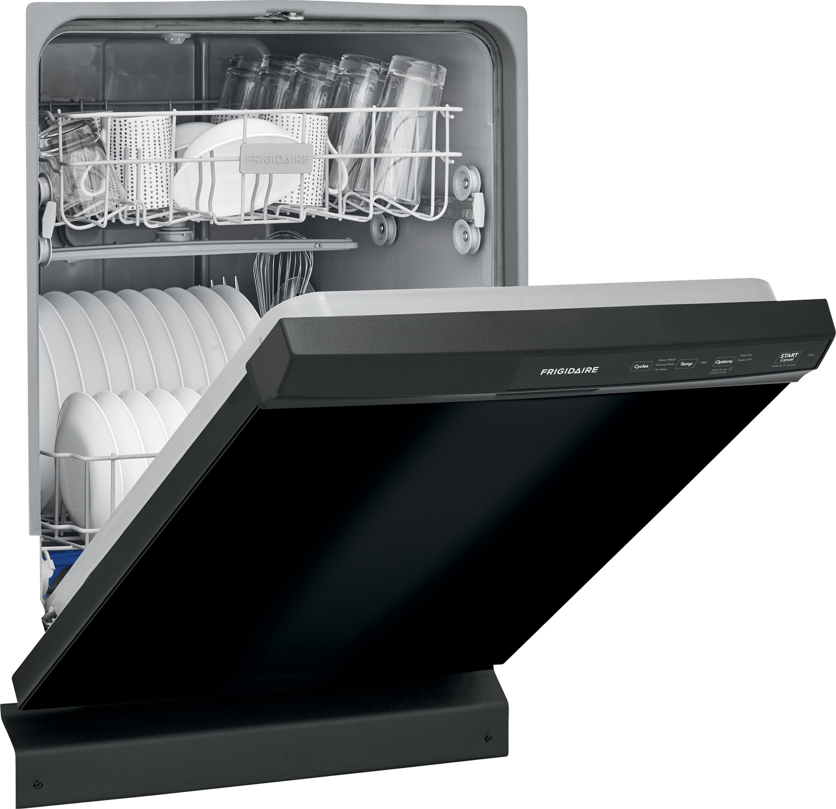 black frigidaire dishwasher