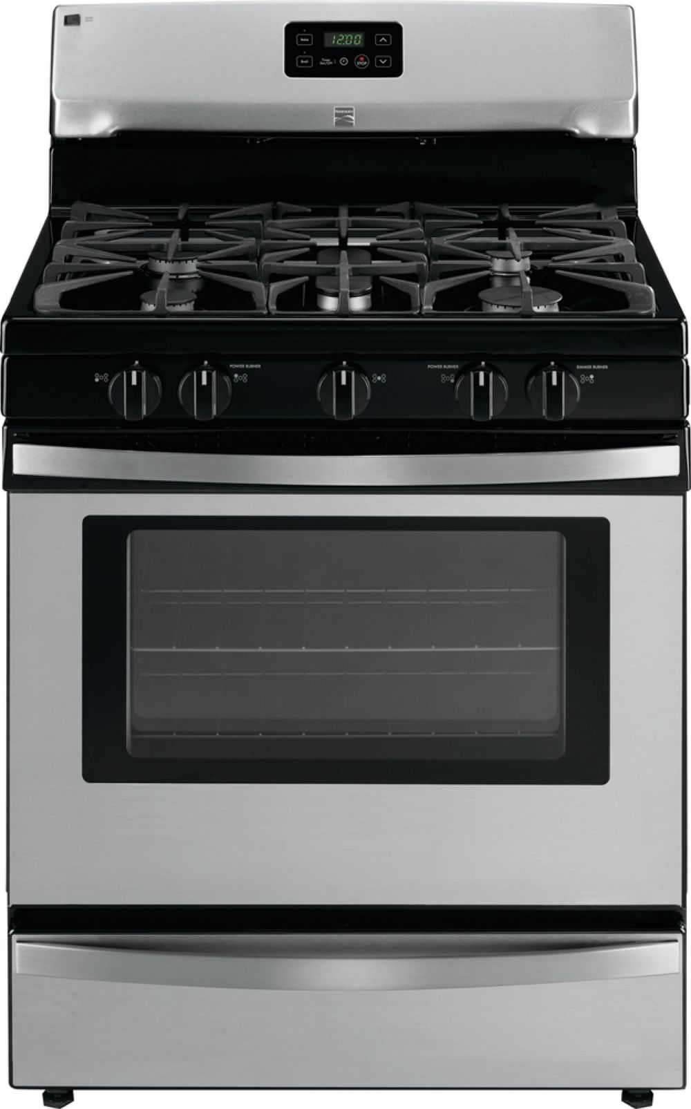 Kenmore Kenmore 74423 4.2 cu. ft. Gas Range with Broil & Serve Drawer - Stainless Steel