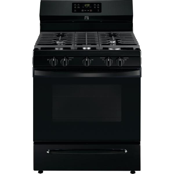 Kenmore 744390 5.0 CUFT SelfClean Gas Range Black Sears Outlet