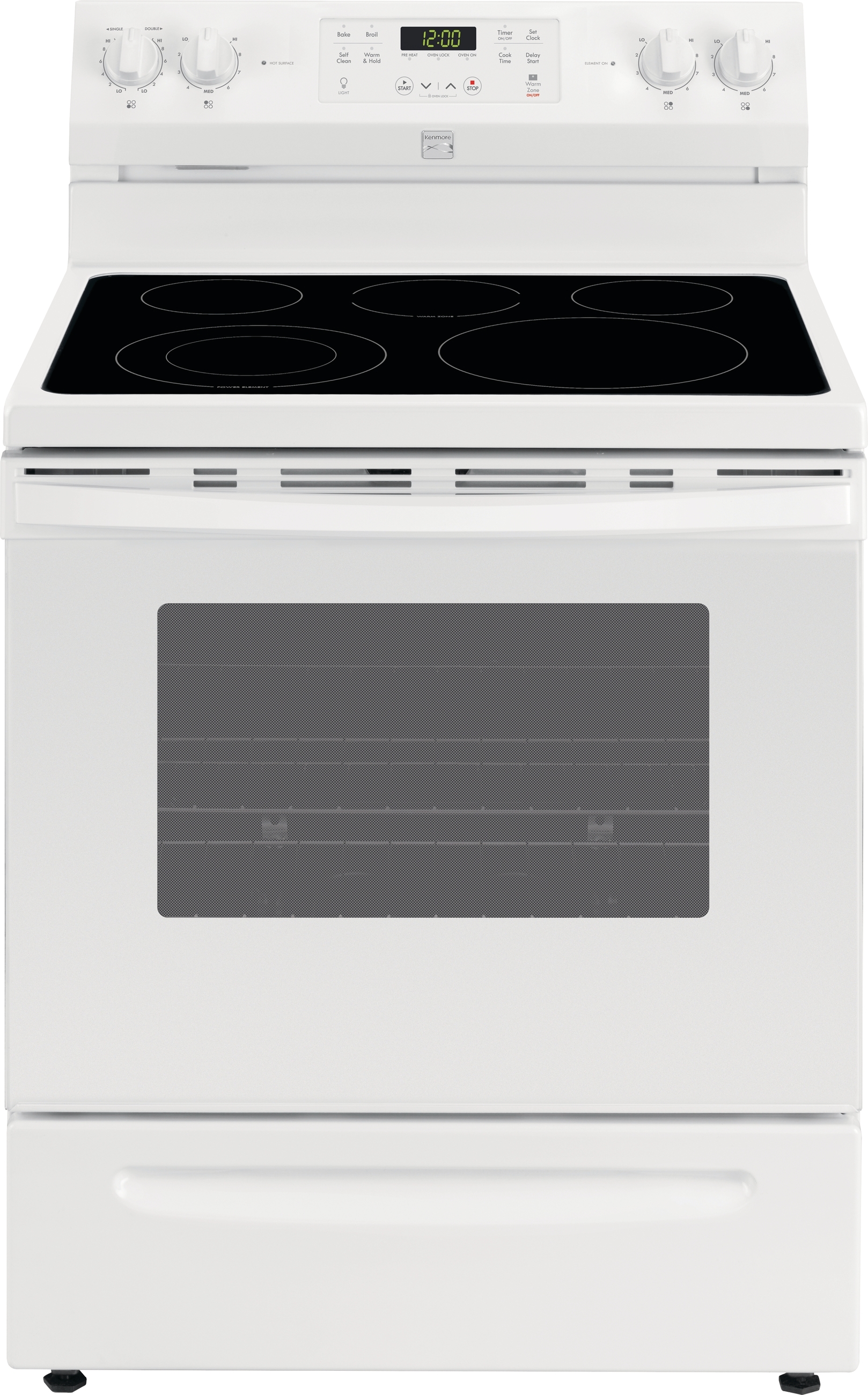 Kenmore 92622 5.3 cu. ft. Electric SelfClean Radiant Range White