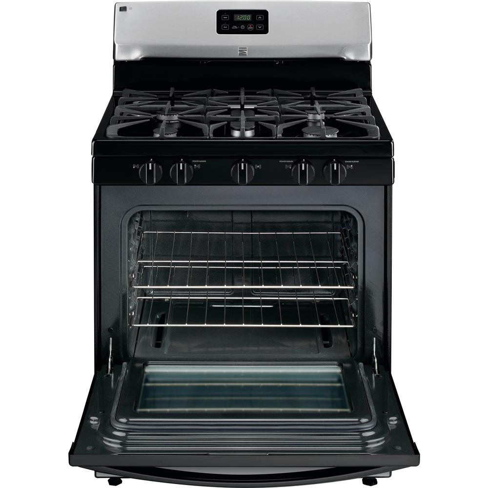 Kenmore 74423 4.2 cu. ft. Gas Range with Broil & Serve Drawer - Stainless Steel