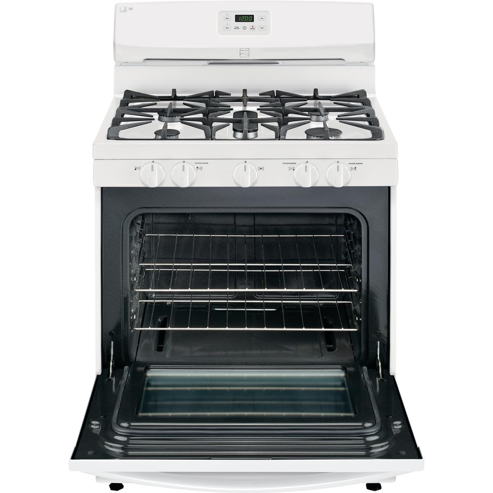 Kenmore 74422 4.2 cu. ft. Gas Range with Broil & Serve Drawer - White
