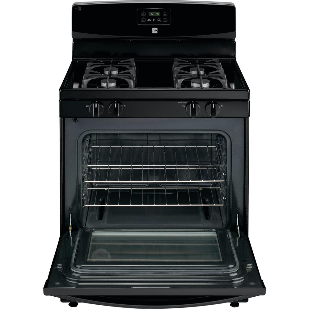 Kenmore 74419 4.2 cu. ft. Gas Range with Broil & Serve Drawer Black