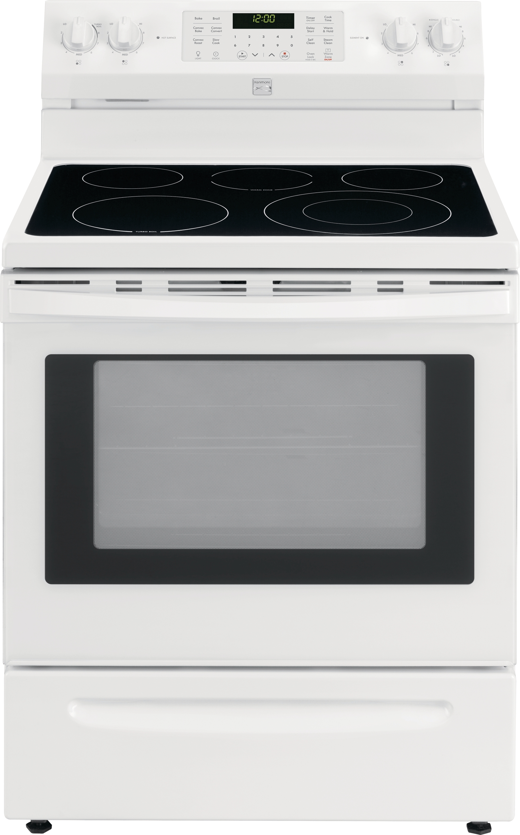 Kenmore 92642 5.7 cu. ft. Electric Range with True Convection White