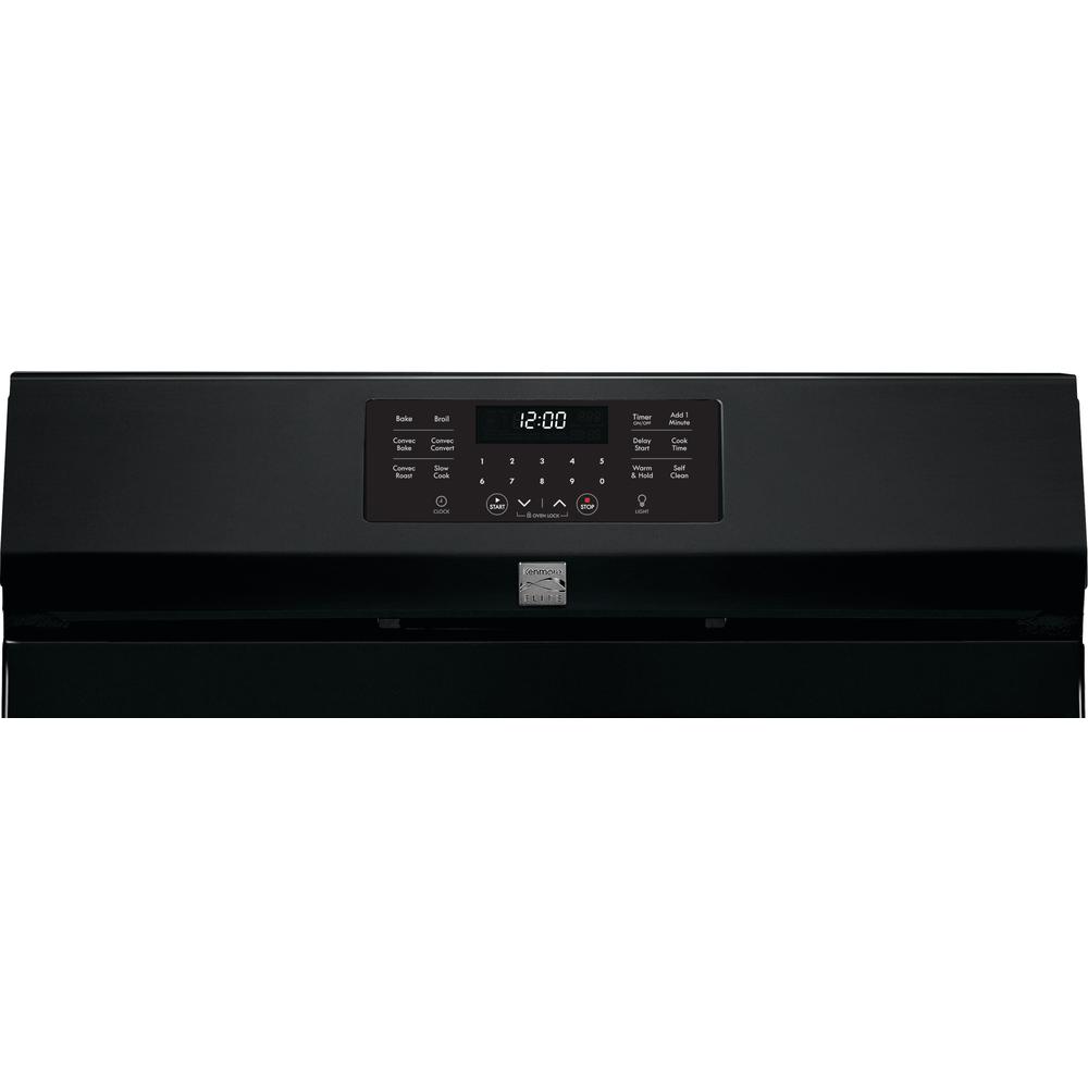 Kenmore Elite 74469 5.6 cu. ft. Gas Range with True Convection Black