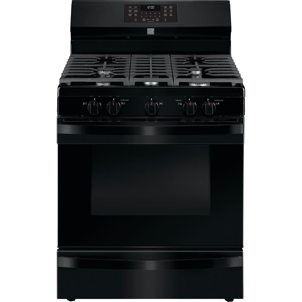 Kenmore Elite 74469 5.6 cu. ft. Gas Range with True Convection Black
