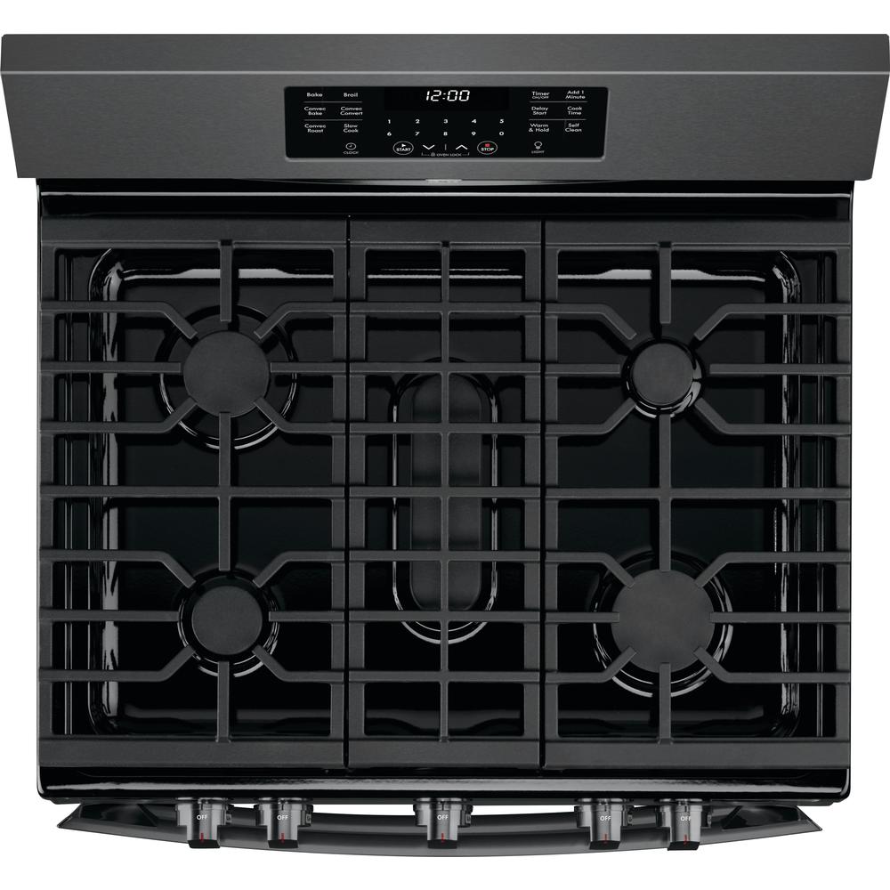 Kenmore Elite 74467 5.6 cu. ft. Gas Range with True Convection Black