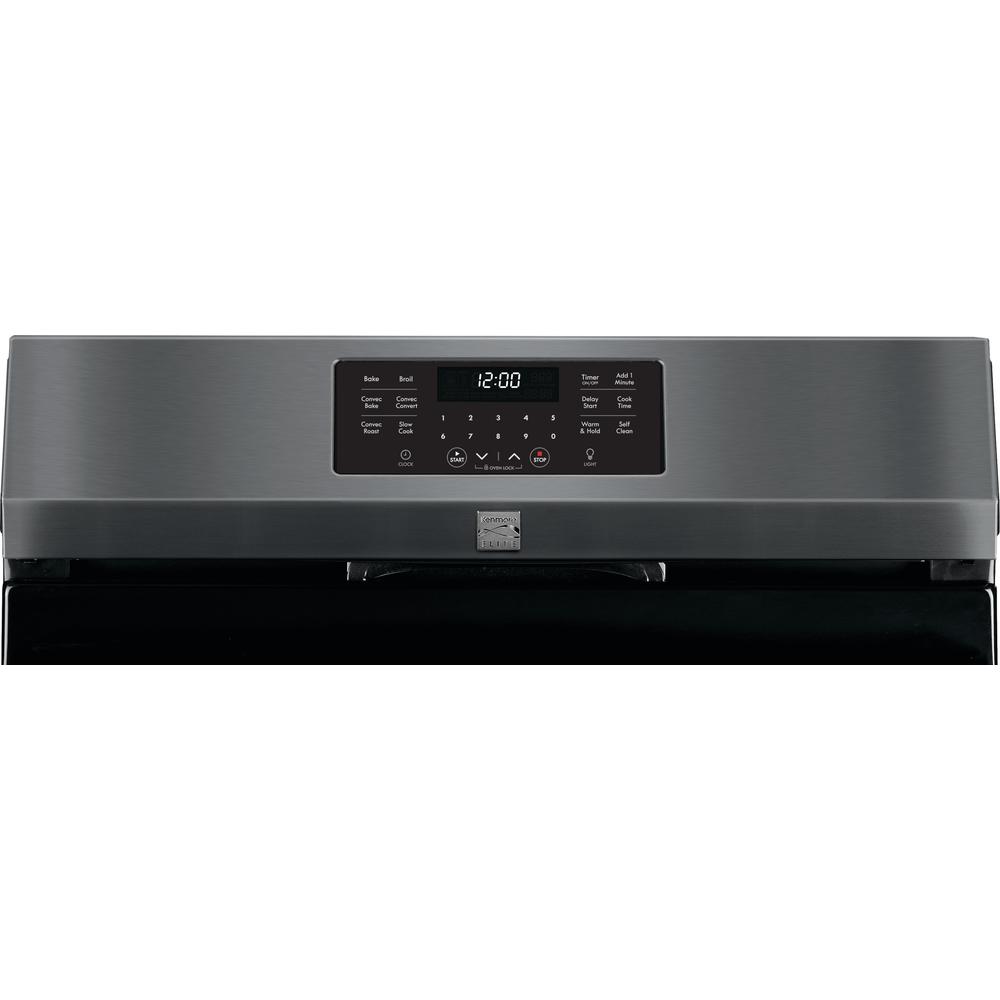 Kenmore Elite 74467 5.6 cu. ft. Gas Range with True Convection Black