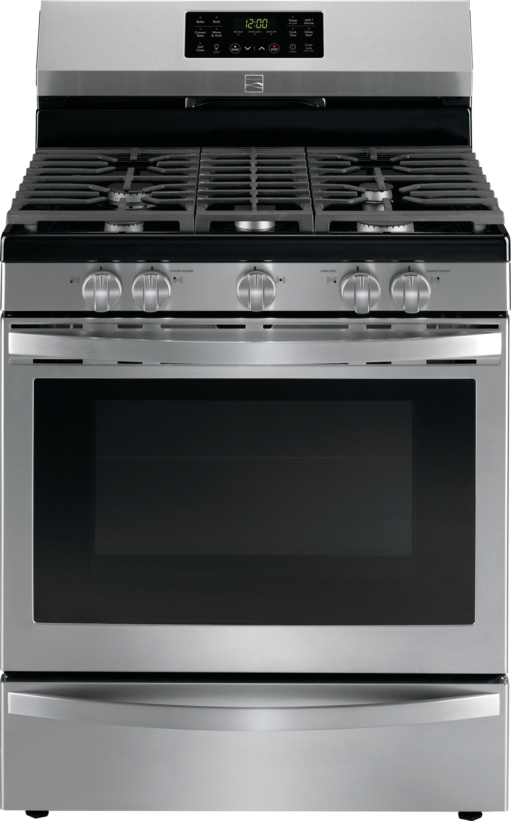 Kenmore 74453 5 cu. ft. Gas Range with Convection Stainless Steel