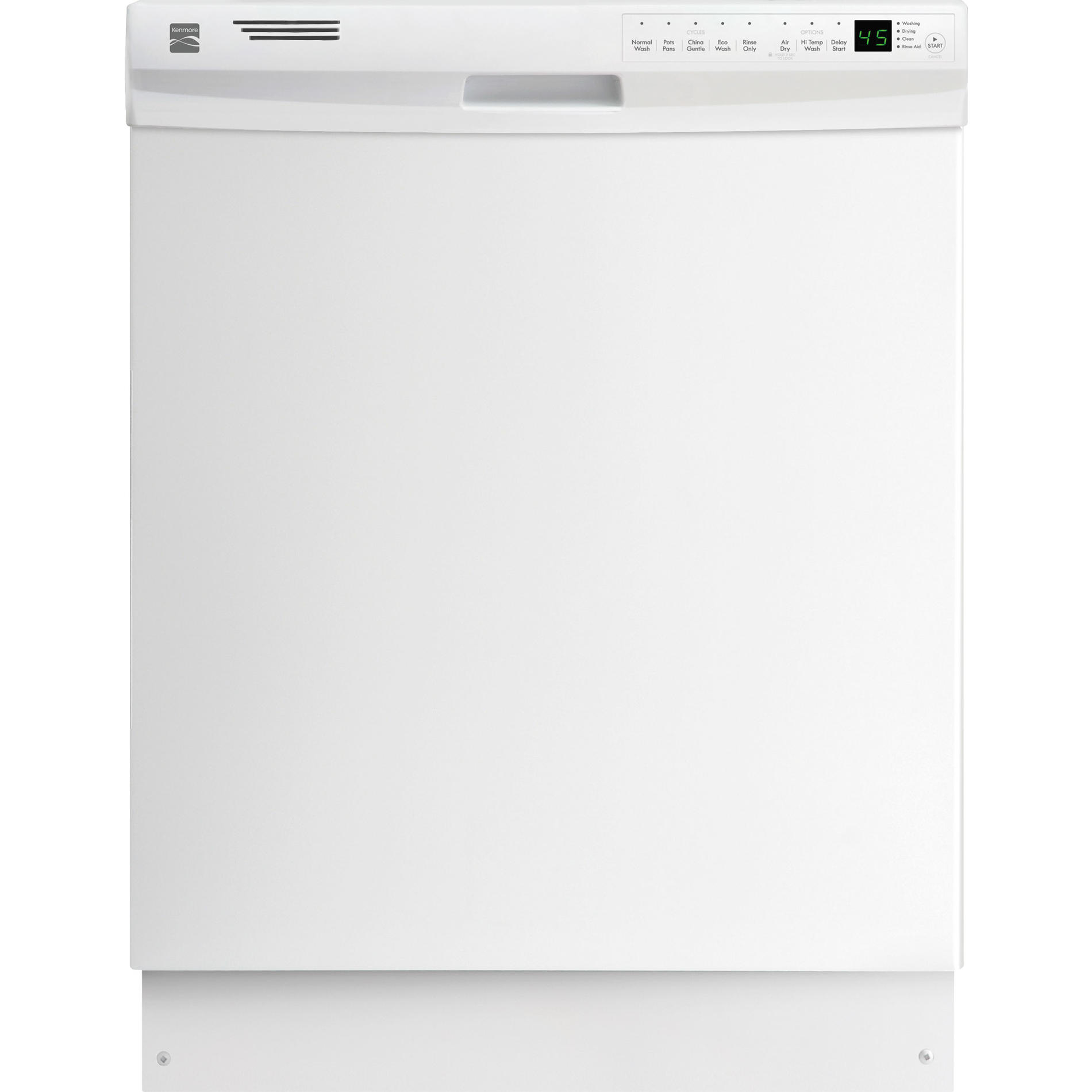 Kenmore 12332 24" ADA Qualified BuiltIn Dishwasher White Shop Your Way Online Shopping