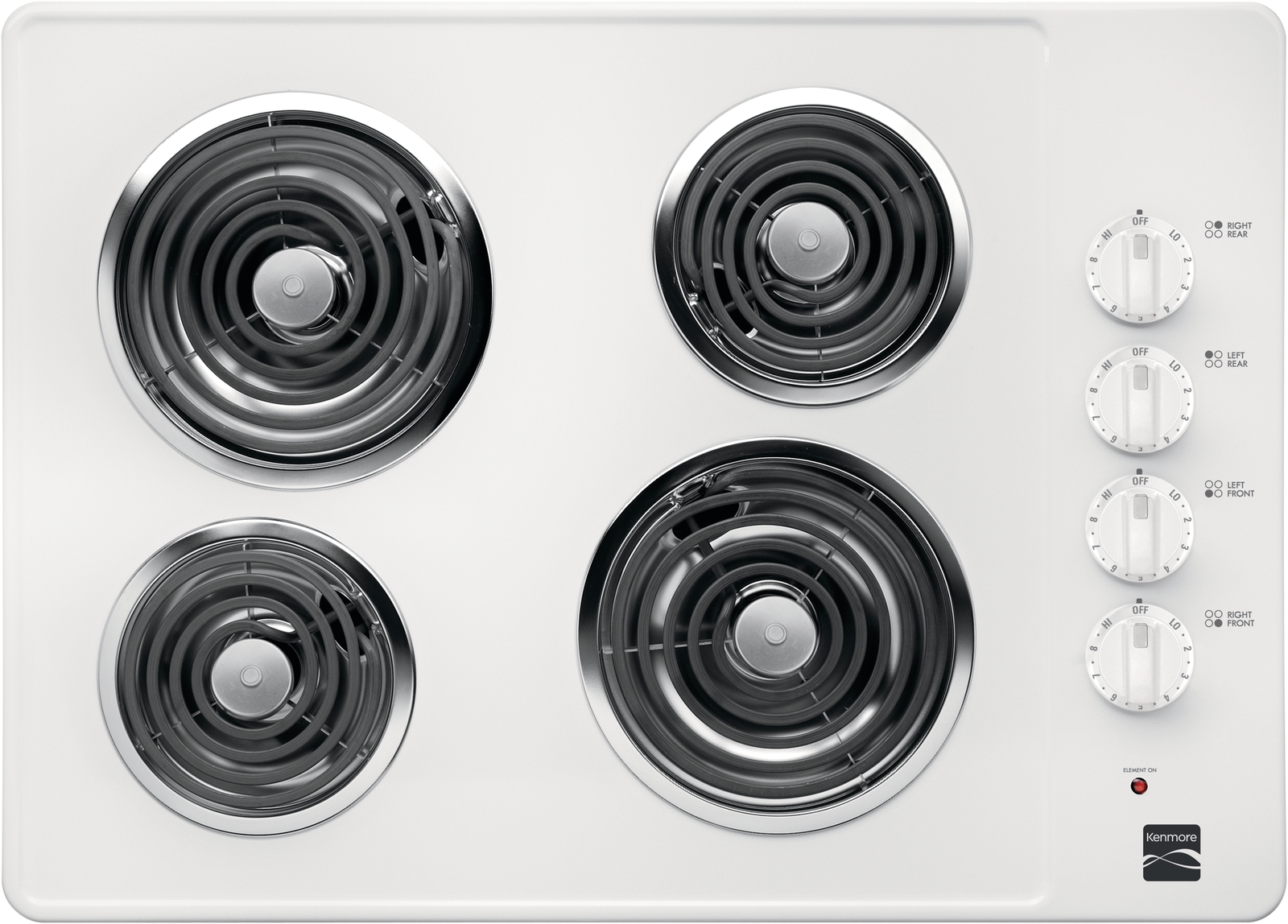Kenmore 41302 30" Electric Coil Cooktop - White