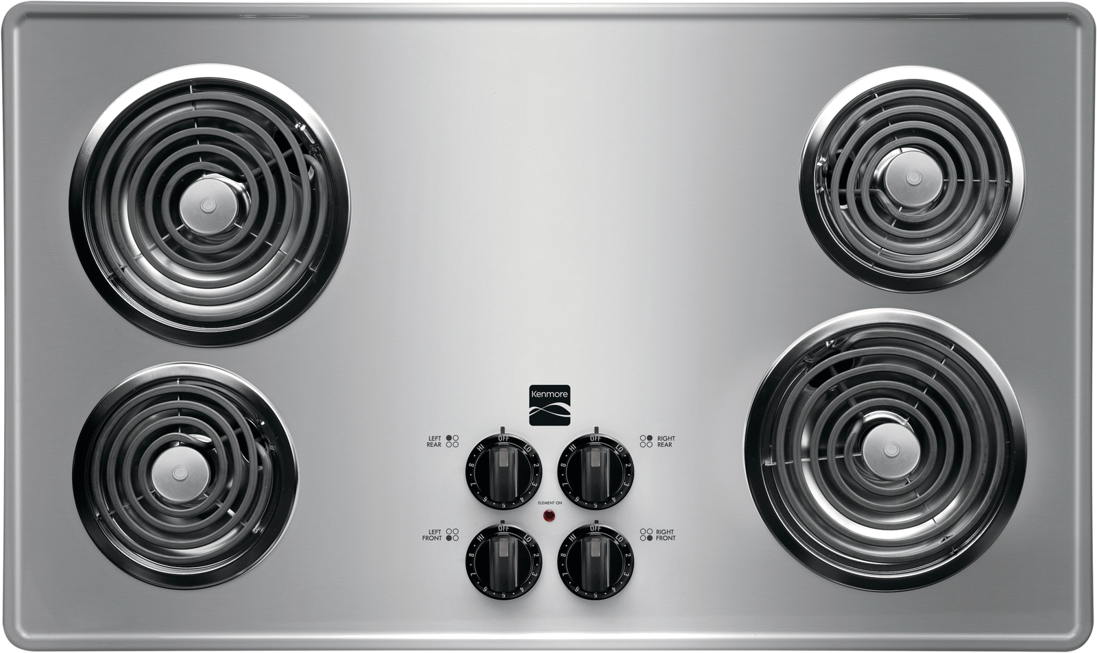 Kenmore 41323 36" Electric Coil Cooktop - Stainless Steel