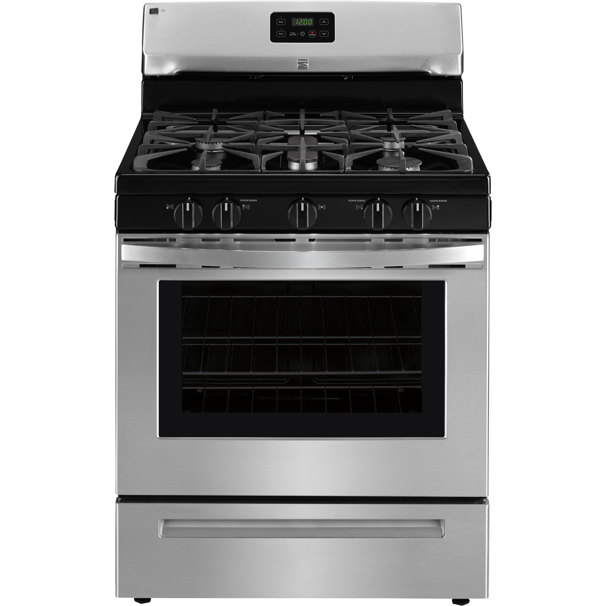 kenmore-74523-5-0-cu-ft-gas-range-with-5-sealed-burners-stainless-steel