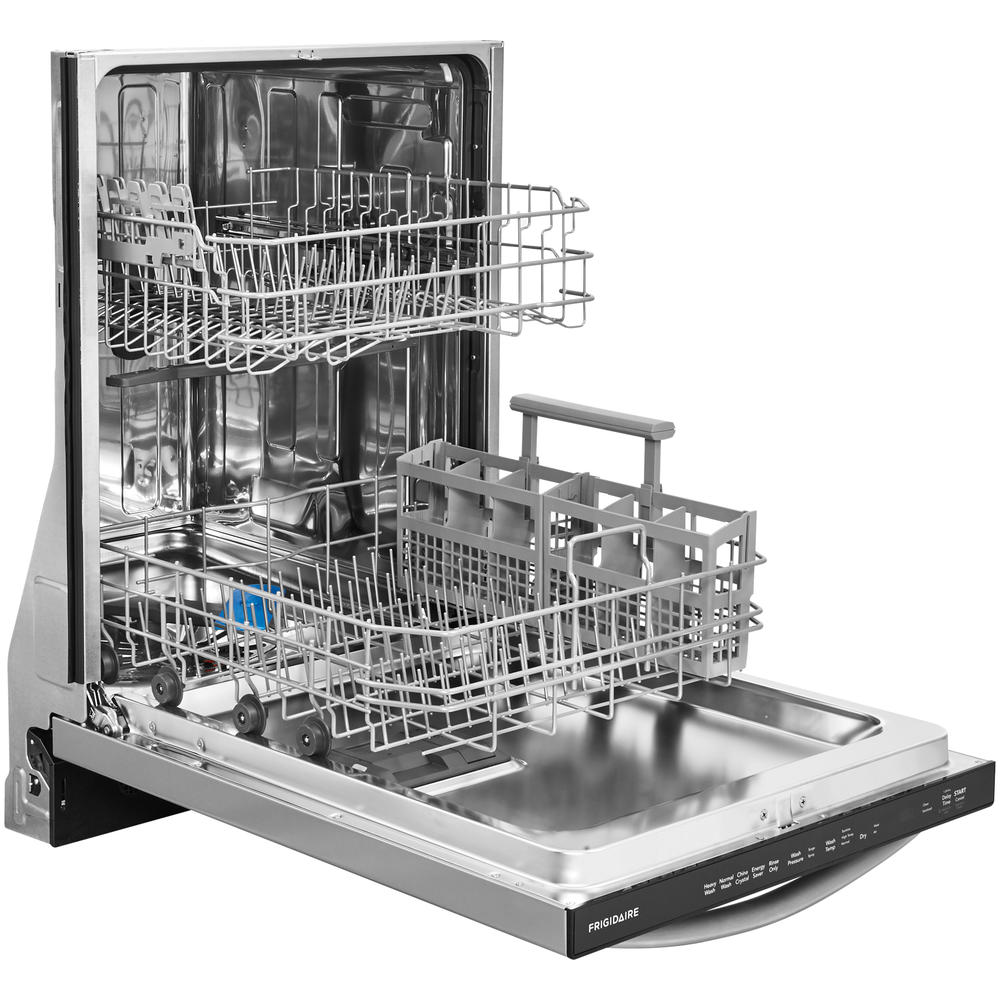 Frigidaire FFID2459VS  24" Top Control Built-In Dishwasher w/ BladeSpray&#174; Arm &#8211; Stainless Steel