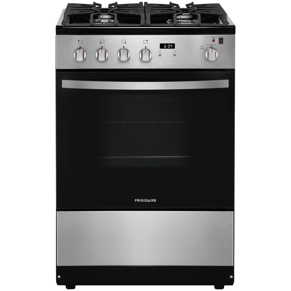 Frigidaire FFGH2422US  24'' Front Control Freestanding Gas ADA Range - Stainless Steel