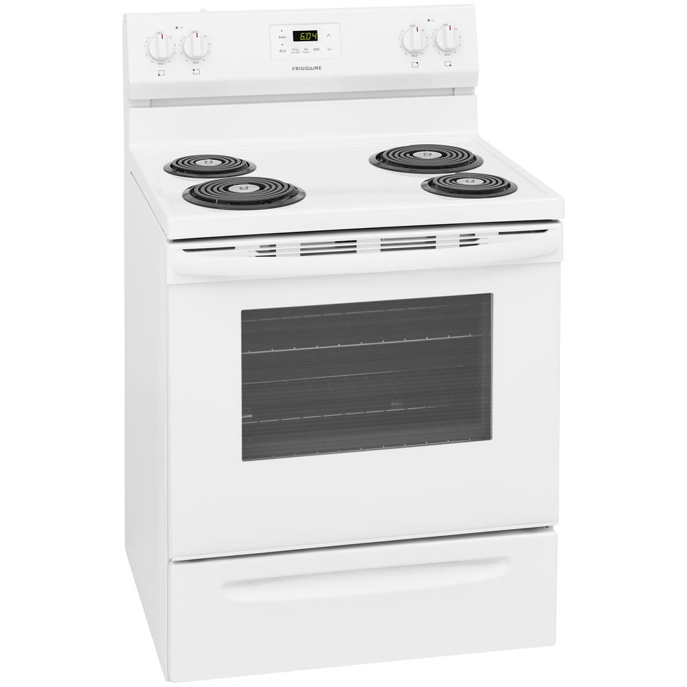 Frigidaire FCRC3012AW  30'' Freestanding Electric Coil Range &#8211; White