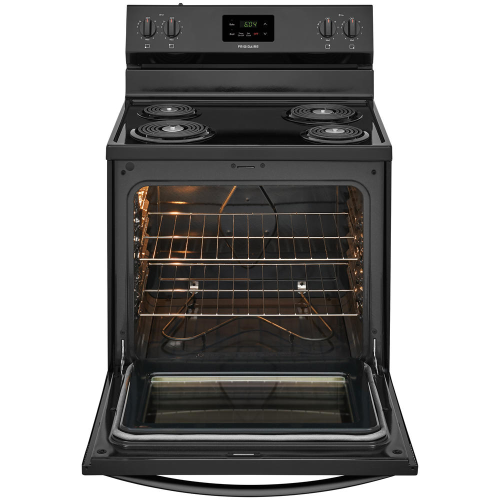 Frigidaire FCRC3012AB 30'' Freestanding Electric Coil Range Black