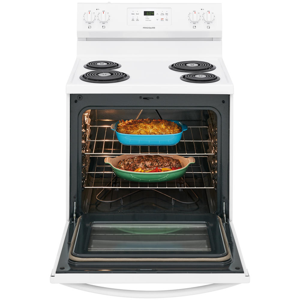 Frigidaire FFEF3016VW 30'' Electric Coil Freestanding SelfClean Range
