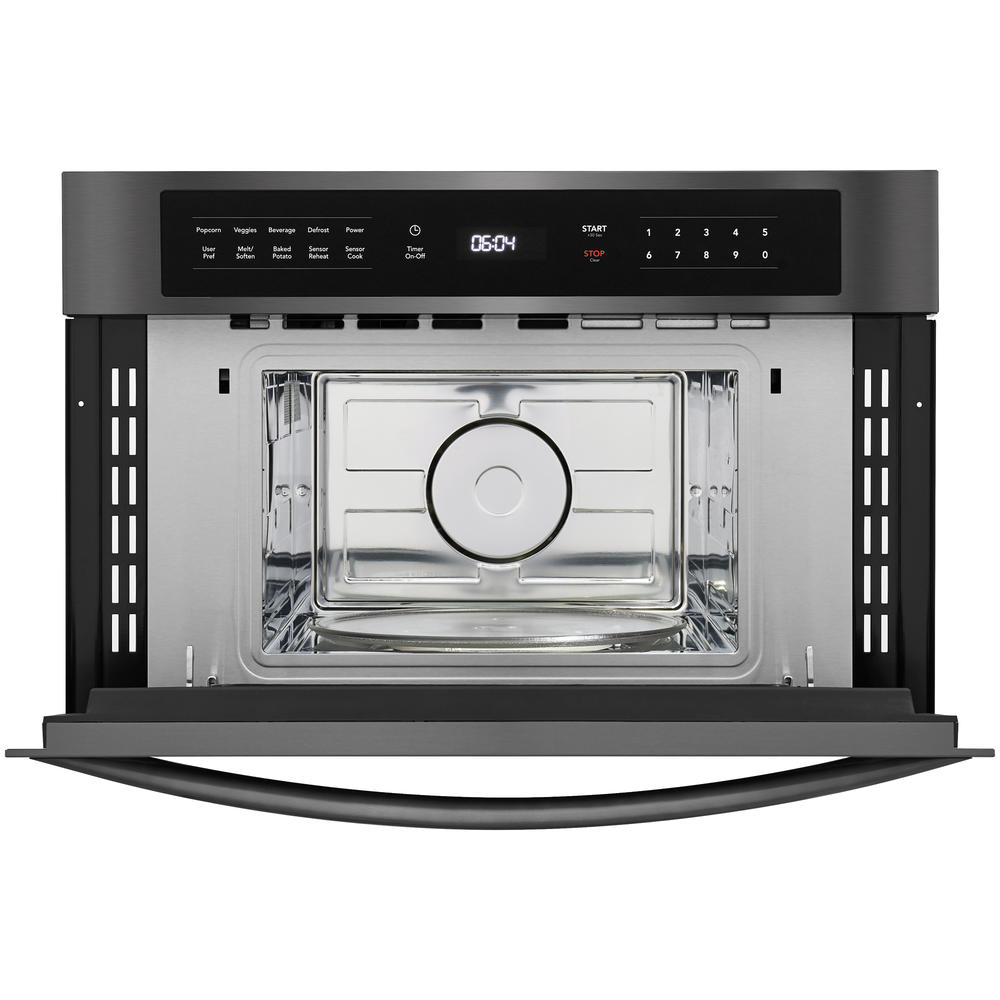 Frigidaire Gallery FGMO3067UD  30'' Built-In Microwave Oven with Drop-Down Door &#8211; Black Stainless