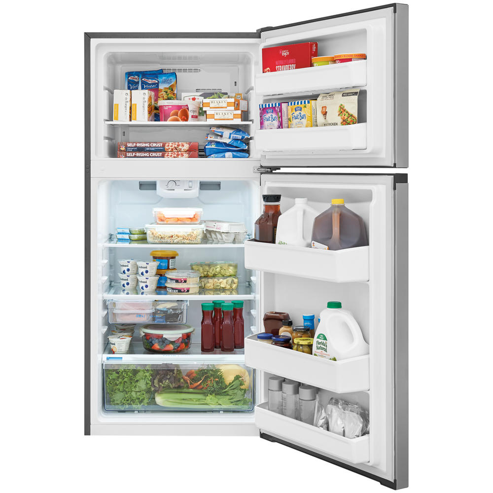Frigidaire FFHT1425VV  13.9 cu. ft. Top Freezer Refrigerator with EvenTemp&#8482;, ADA Compliant &#8211; Stainless Steel