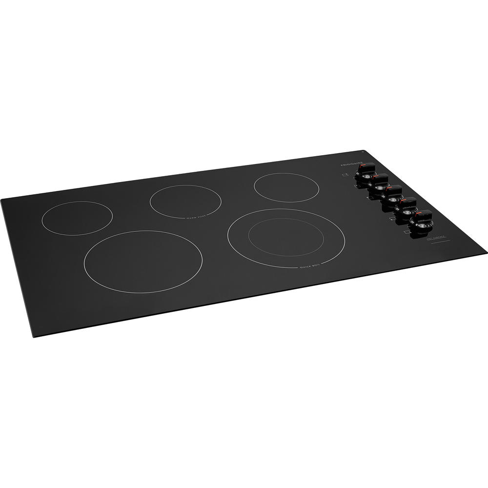 Frigidaire FFEC3625UB  36'' Radiant Electric Cooktop with 5 Elements &#8211; Black