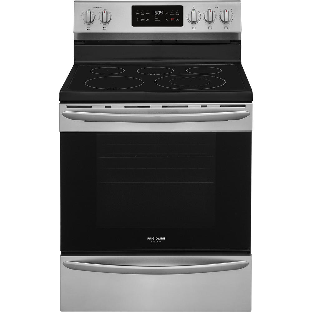 Frigidaire Gallery GCRE3038AF  30'' Freestanding Electric Range w/ Quick Bake Convection  &#8211; Stainless Steel