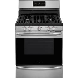Frigidaire Gallery GCRG3038AF 30'' Stainless Steel Freestanding Gas Range w/ Quick Bake Convection