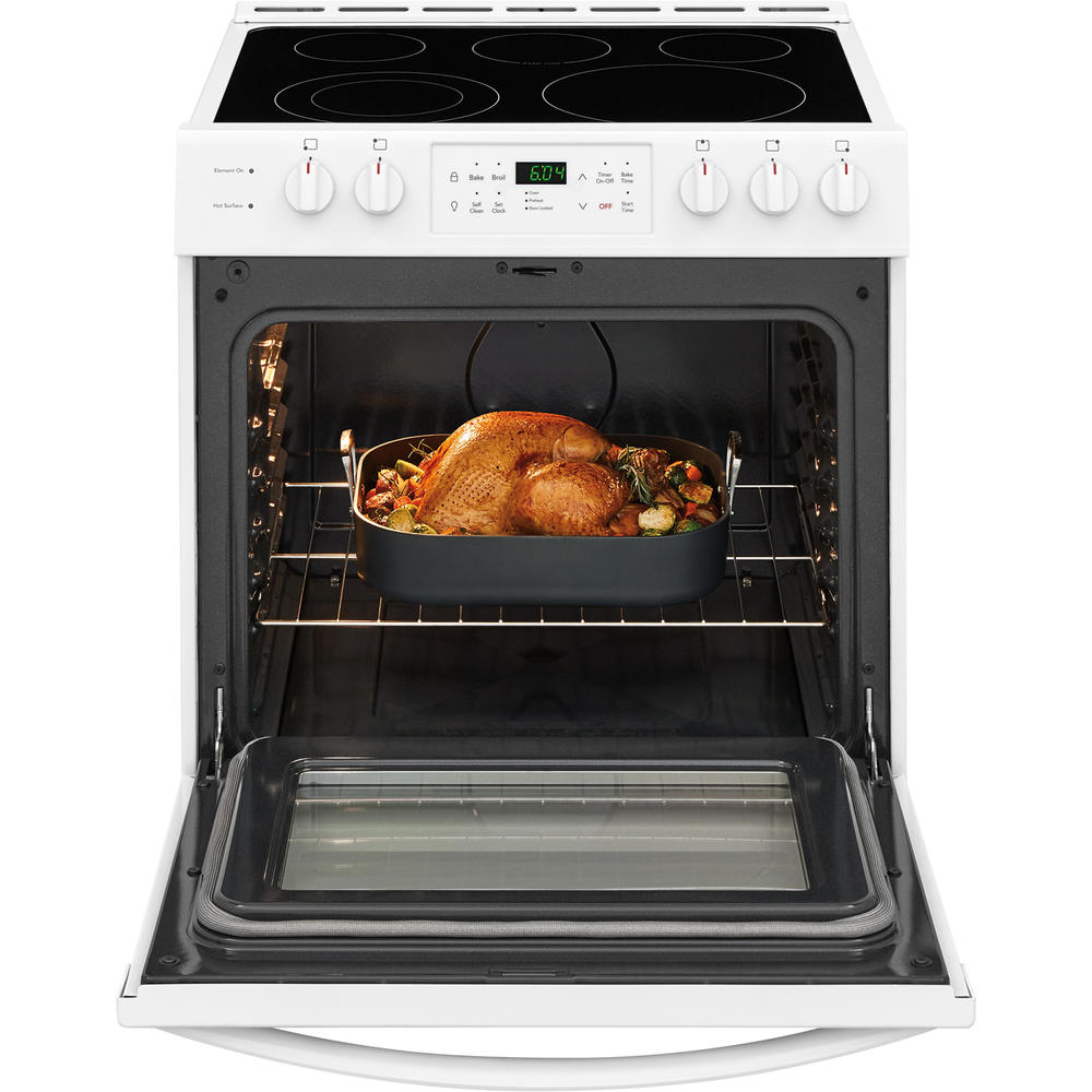 Frigidaire FFEH3054UW 30'' Front Control Freestanding Electric Range