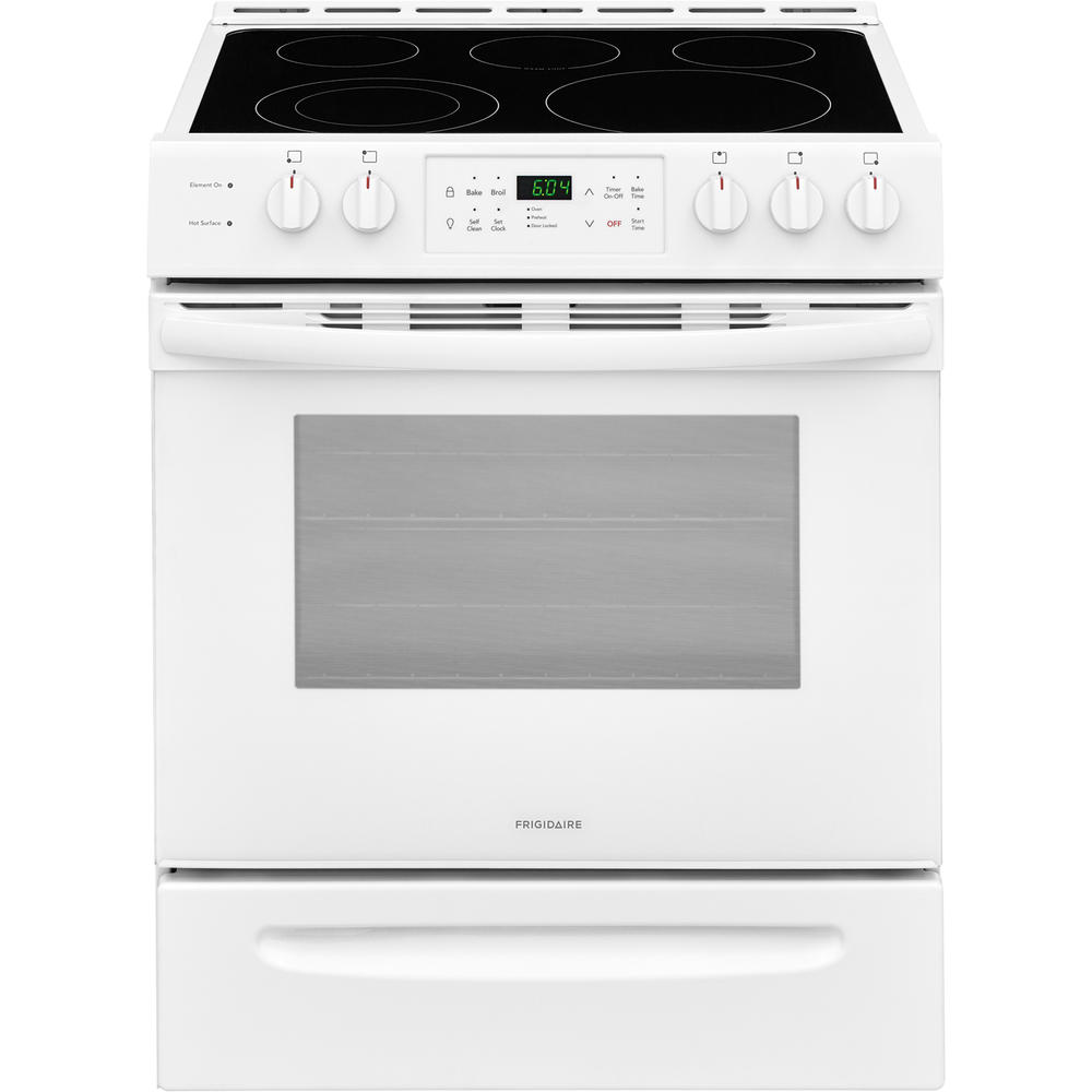 Frigidaire FFEH3054UW 30'' Front Control Freestanding Electric Range