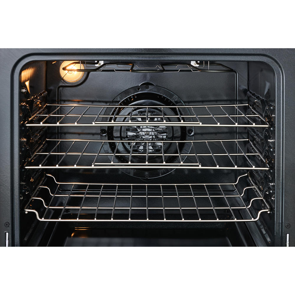 Frigidaire Gallery GCRE3060AD  30'' Freestanding Electric Range with Air Fry &#8211; Black Stainless Steel
