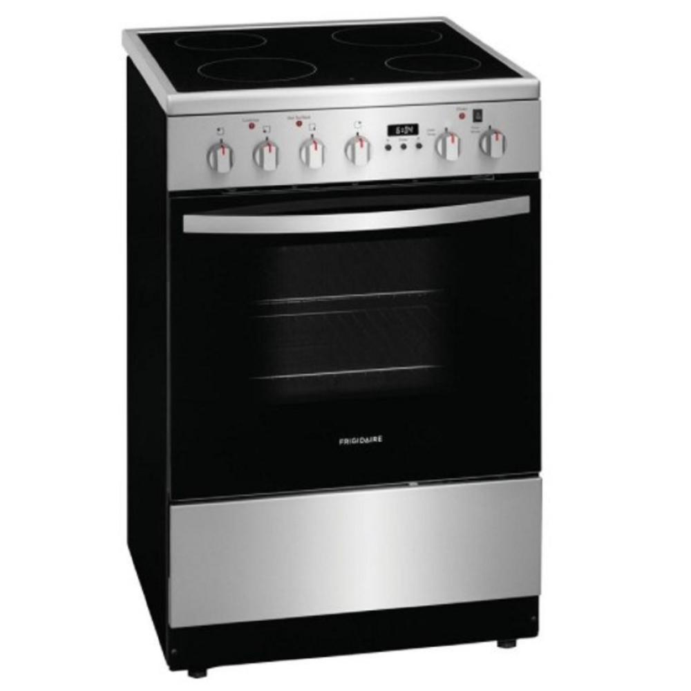 Frigidaire FCFE2425AS 24" Stainless Steel Freestanding Electric Range with 4 Elements &#8211; Stainless Steel