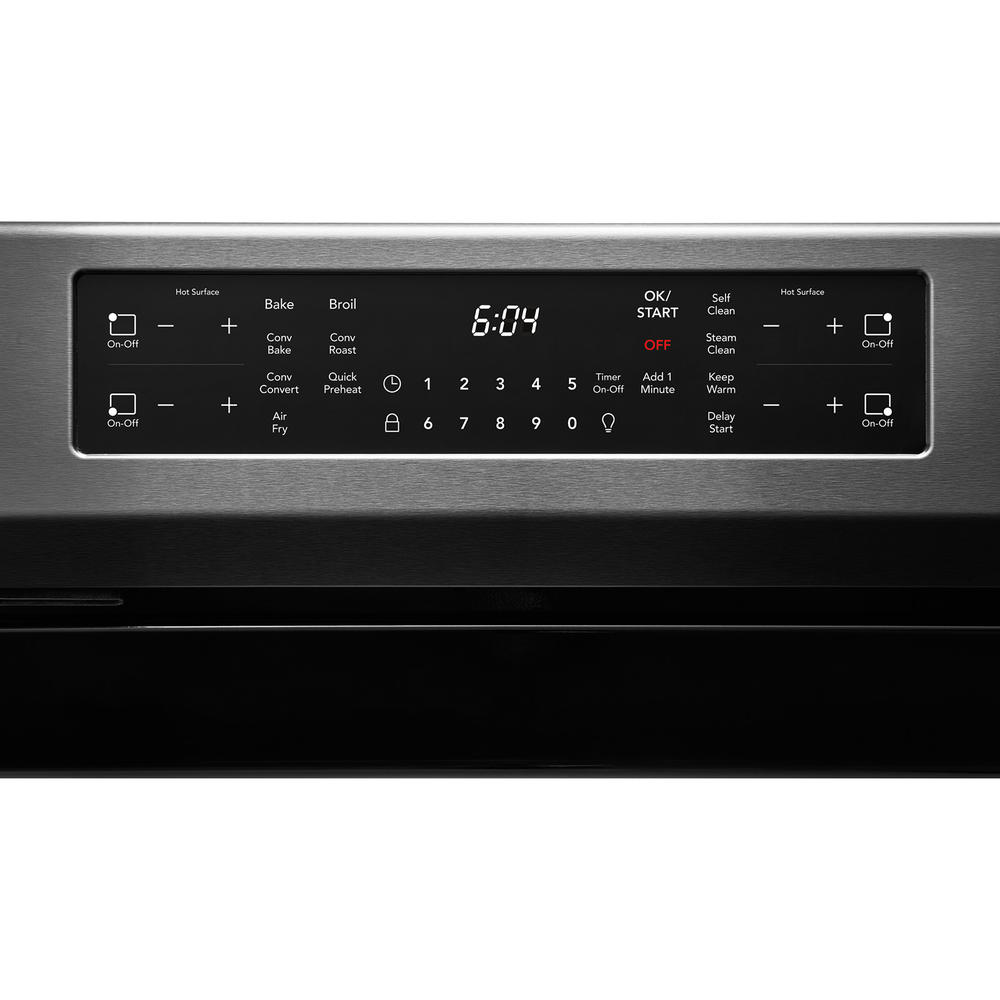 Frigidaire Gallery GCRI3058AD  30'' Freestanding Induction Range with Air Fry &#8211; Black Stainless Steel