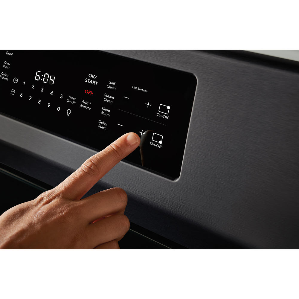 Frigidaire Gallery GCRI3058AD 30'' Freestanding Induction Range with Air Fry Black Stainless Steel