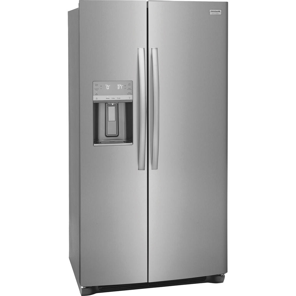 Frigidaire Gallery GRSS2652AF  25.6 cu. ft. Side-by-Side Refrigerator with Ice & Water Dispenser &#8211; Smudge-Proof&#174; Stainless Steel