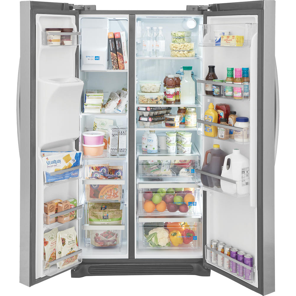 Frigidaire Gallery GRSC2352AF  22.3 cu. ft. Counter-Depth Side-by-Side Refrigerator &#8211; Smudge-Proof&#174; Stainless Steel