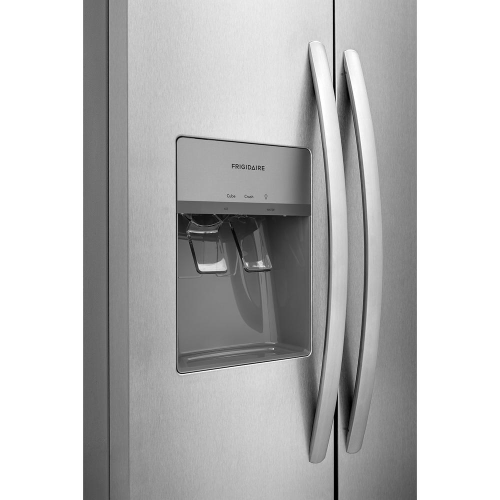 Frigidaire FRSC2333AS  22.3 cu. ft. Counter-Depth Side-by-Side Refrigerator &#8211; Stainless Steel