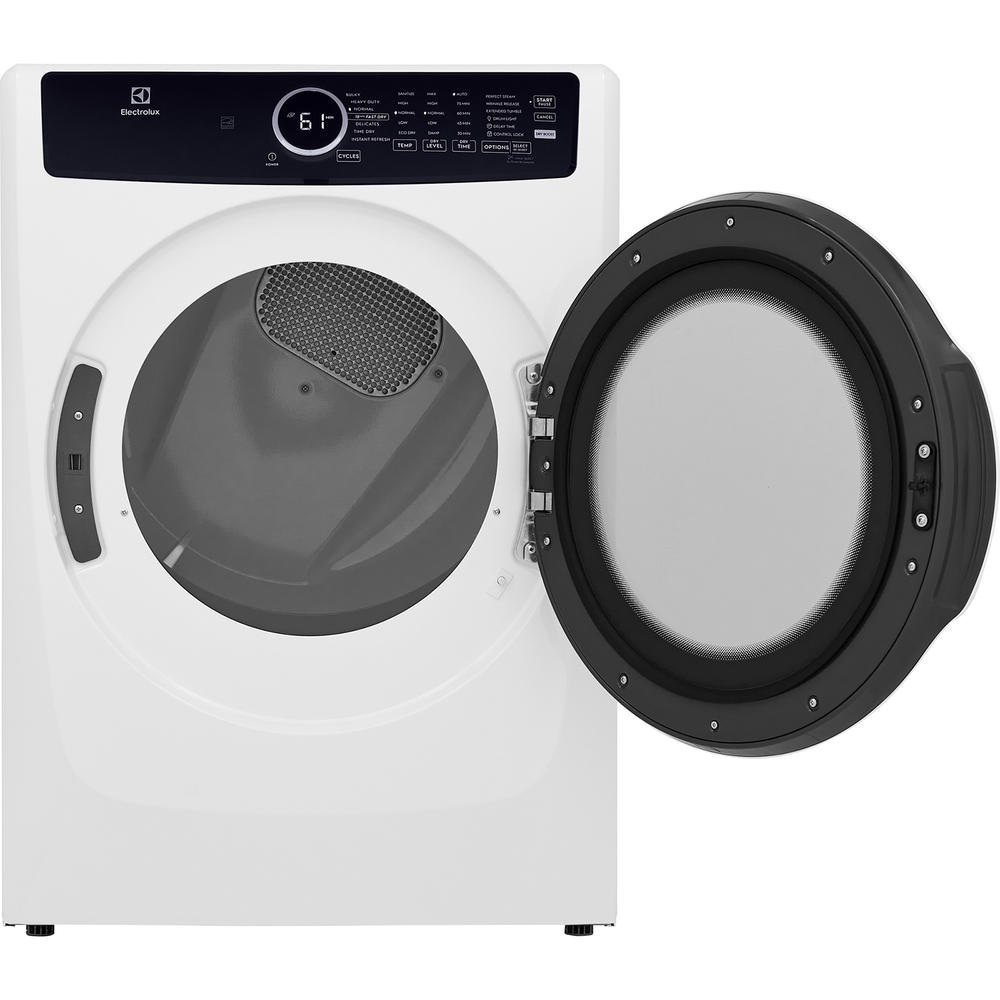 Electrolux ELFG7437AW  8.0 cu. ft. Front Load Perfect Steam&#8482; Gas Dryer with Instant Refresh &#8211; White