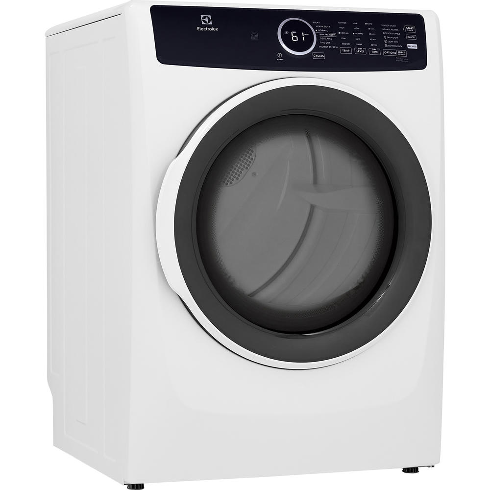 Electrolux ELFG7437AW  8.0 cu. ft. Front Load Perfect Steam&#8482; Gas Dryer with Instant Refresh &#8211; White
