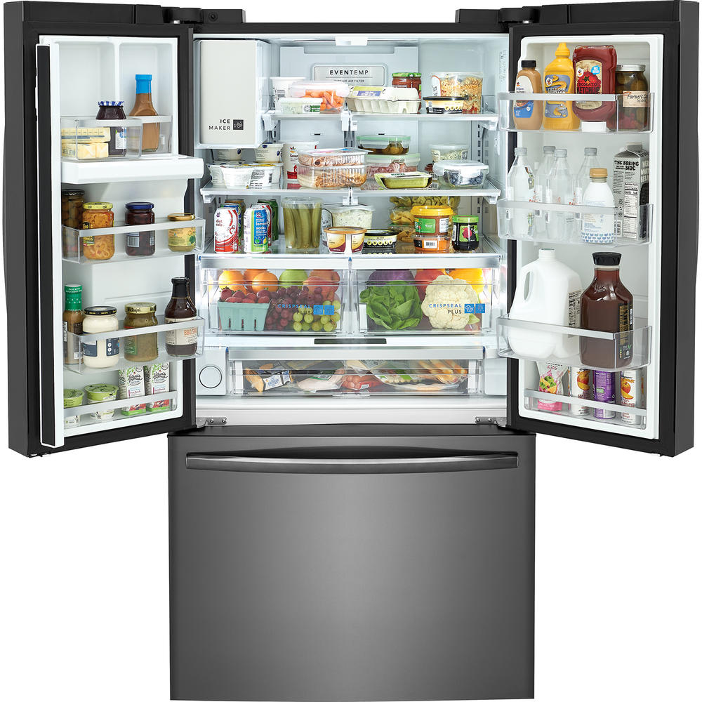 Frigidaire Gallery GRFS2853AD  27.8 cu. ft. French Door Refrigerator &#8211; Smudge-Proof&#174; Black Stainless Steel
