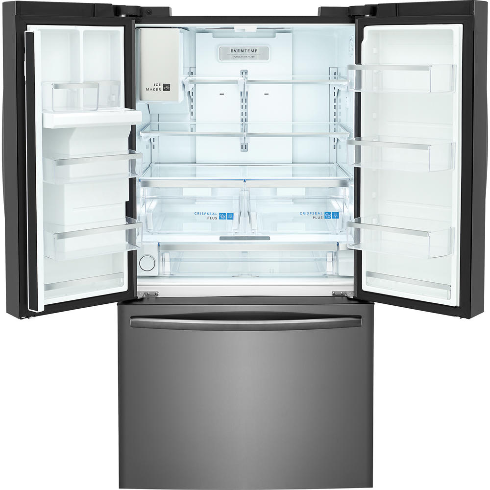 Frigidaire Gallery GRFS2853AD  27.8 cu. ft. French Door Refrigerator &#8211; Smudge-Proof&#174; Black Stainless Steel