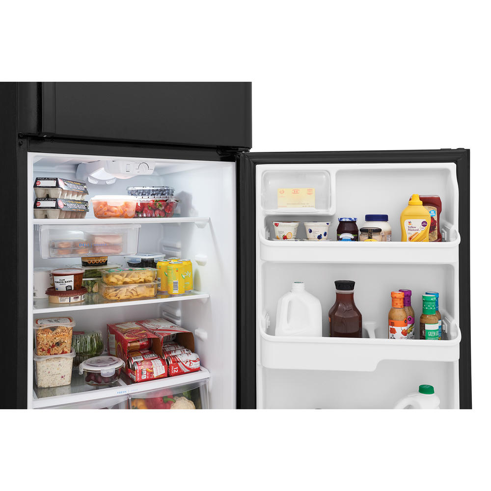 Frigidaire FRTD2021AB  20.5 Cu. Ft. Top Freezer Refrigerator &#8211; Black