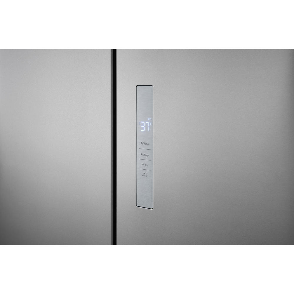 Frigidaire FRQG1721AV  17.4 cu. ft. 4 Door Refrigerator &#8211; Brushed Steel