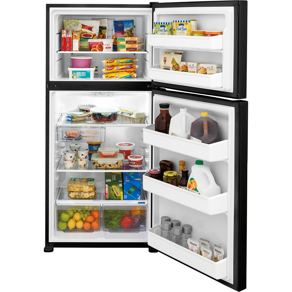 Frigidaire FFTR1835VB 18.3 cu. ft. Top Freezer Refrigerator Black