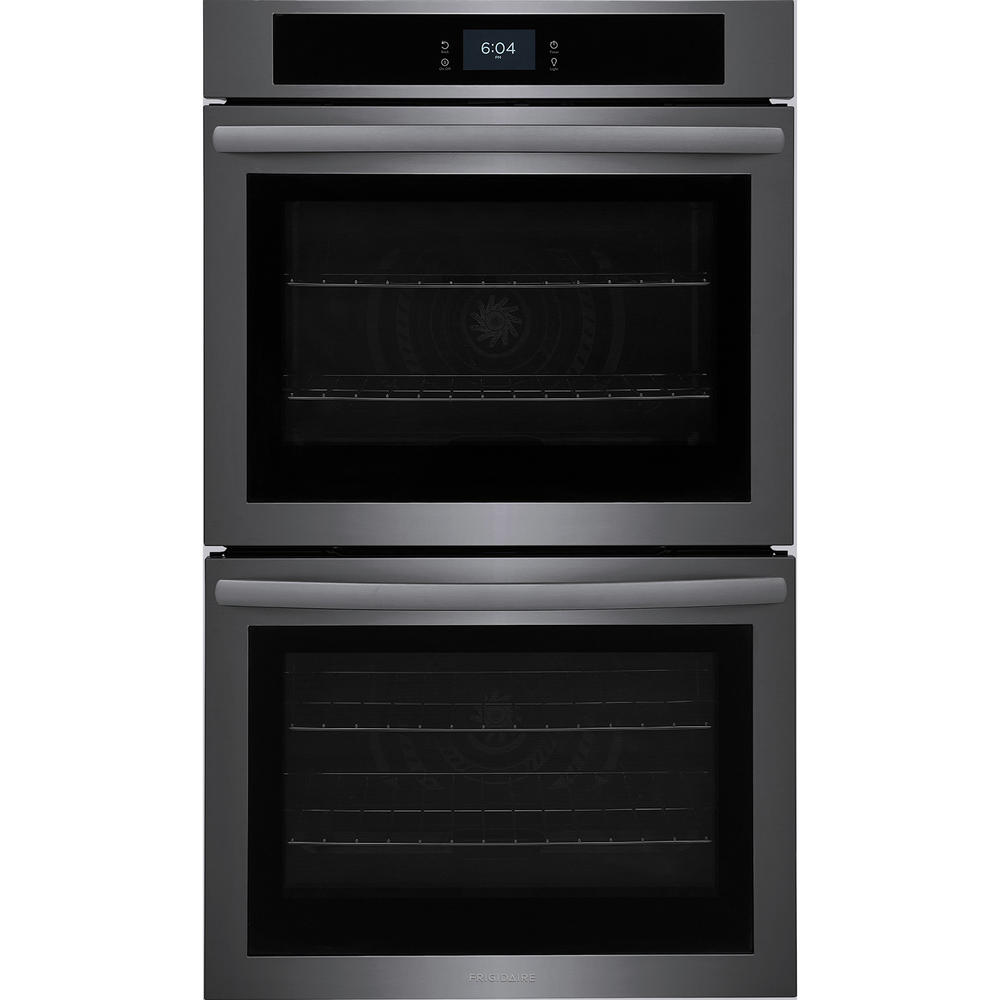 Frigidaire FCWD3027AD  30'' Double Electric Wall Oven with Fan Convection - Black Stainless Steel
