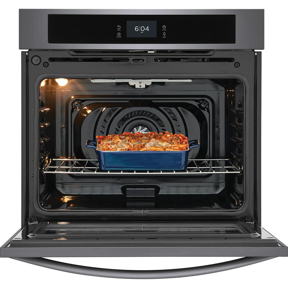Frigidaire FCWS3027AD  30'' Single Electric Wall Oven with Fan Convection &#8211; Black Stainless Steel