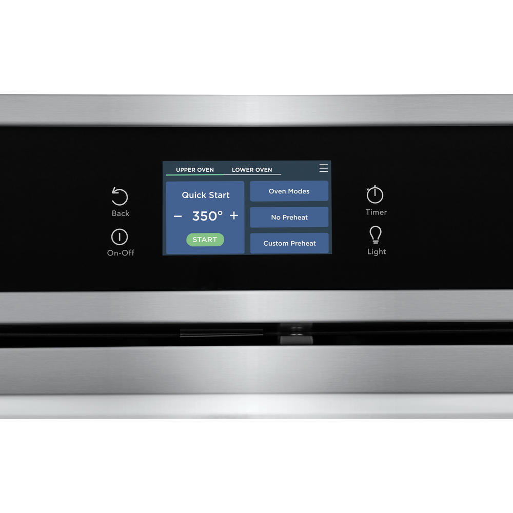 Frigidaire Gallery GCWD3067AF  30'' Double Electric Wall Oven with Total Convection &#8211; Smudge-Proof&#174; Stainless Steel