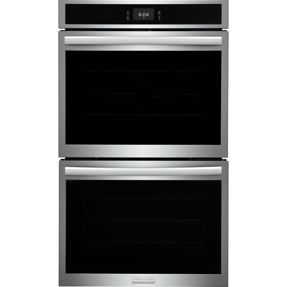 Frigidaire Gallery GCWD3067AF  30'' Double Electric Wall Oven with Total Convection - Smudge-Proof® Stainless Steel