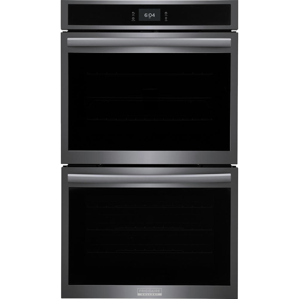 Frigidaire Gallery GCWD3067AD  30'' Double Electric Wall Oven with Total Convection - Smudge-Proof® Black Stainless Steel