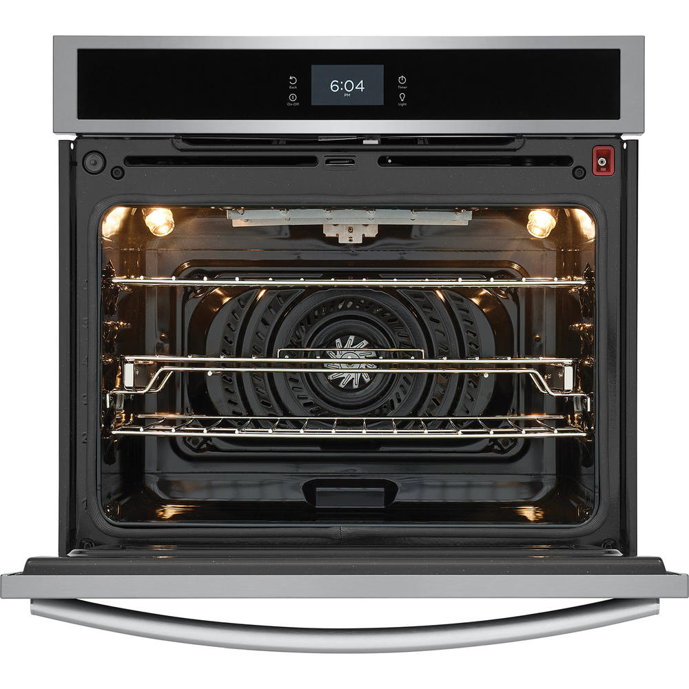 Frigidaire Gallery GCWS3067AF  30'' Single Electric Wall Oven with Total Convection &#8211; Smudge-Proof&#174; Stainless Steel