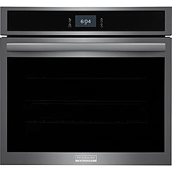 Frigidaire Gallery GCWS3067AD  30'' Single Electric Wall Oven with Total Convection &#8211; Smudge-Proof&#174; Black Stainless Steel